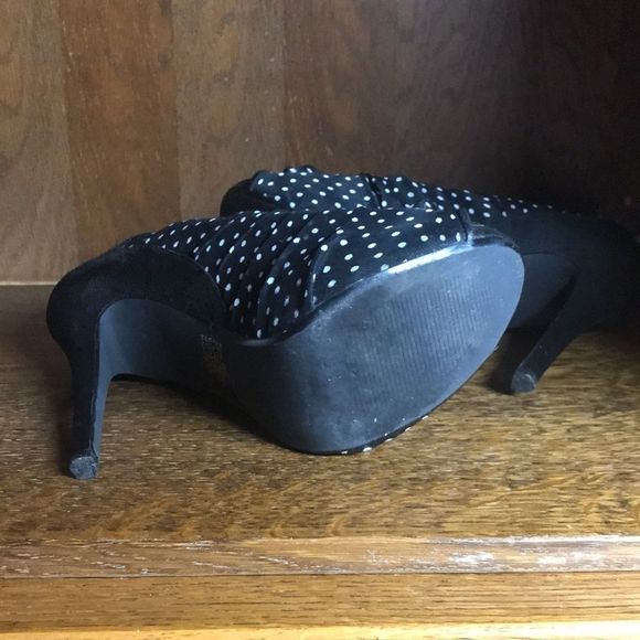 Polka Dot Open Toe Booties - Picture 5 of 6